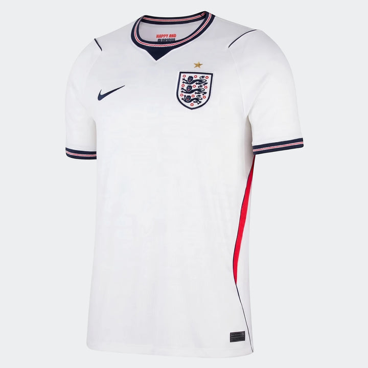 England National Team 2026 Stadium Home Men's Nike Dri-Fit Soccer Jersey in white, featuring the England crest and Nike