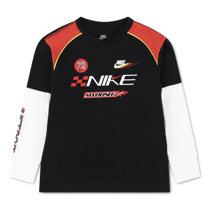 Nkb B Nsw Victory Lap Twofer Black Long Sleeve Tee