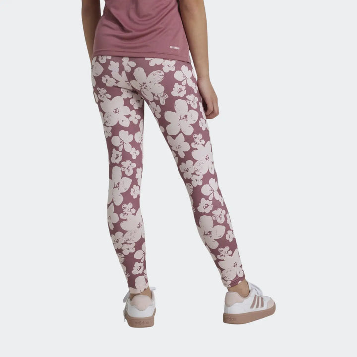 Train Essentials Seasonal Printed High Waisted 7/8 Training Leggings Kids
