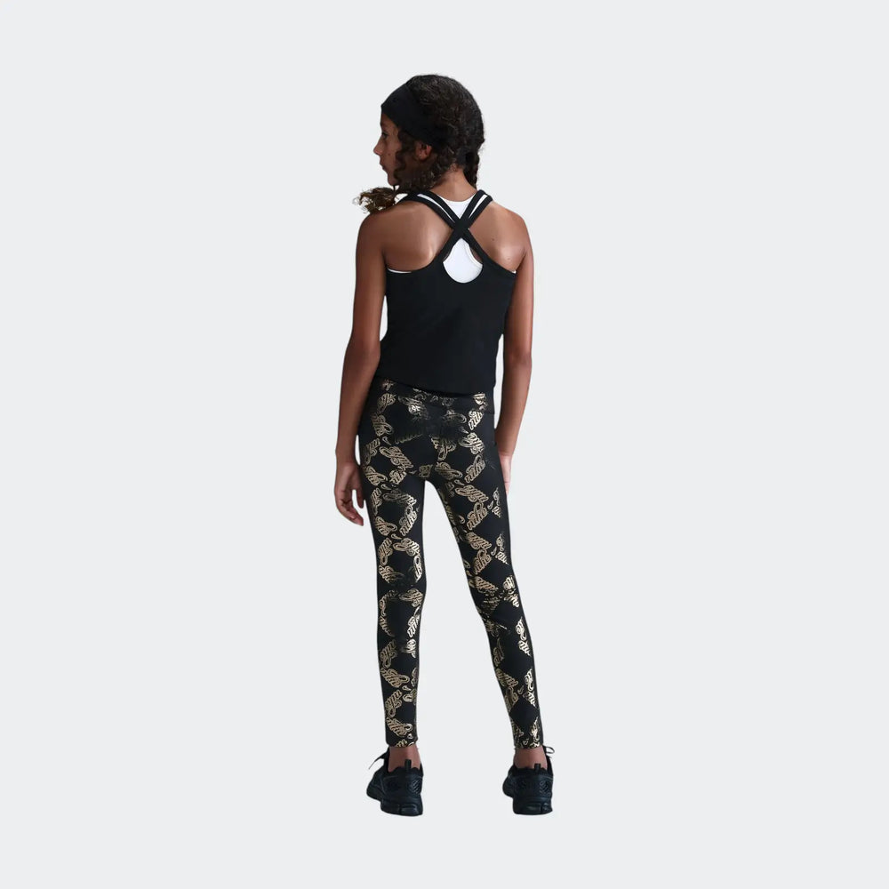 G Nk Df One Tight Aop Black Leggings