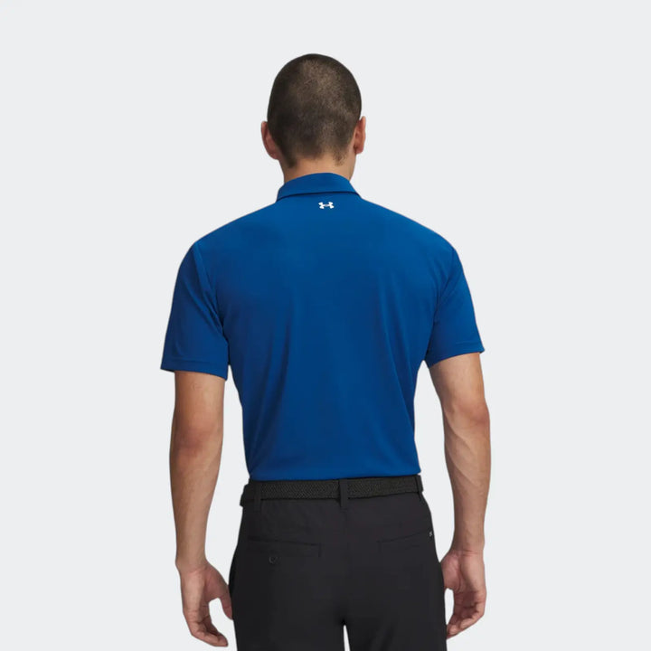 Ua T2G Pique Polo Blue Polo Shirts