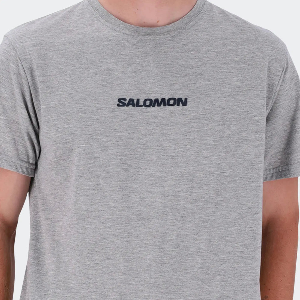 Logo Ss Tee Grey T-Shirts