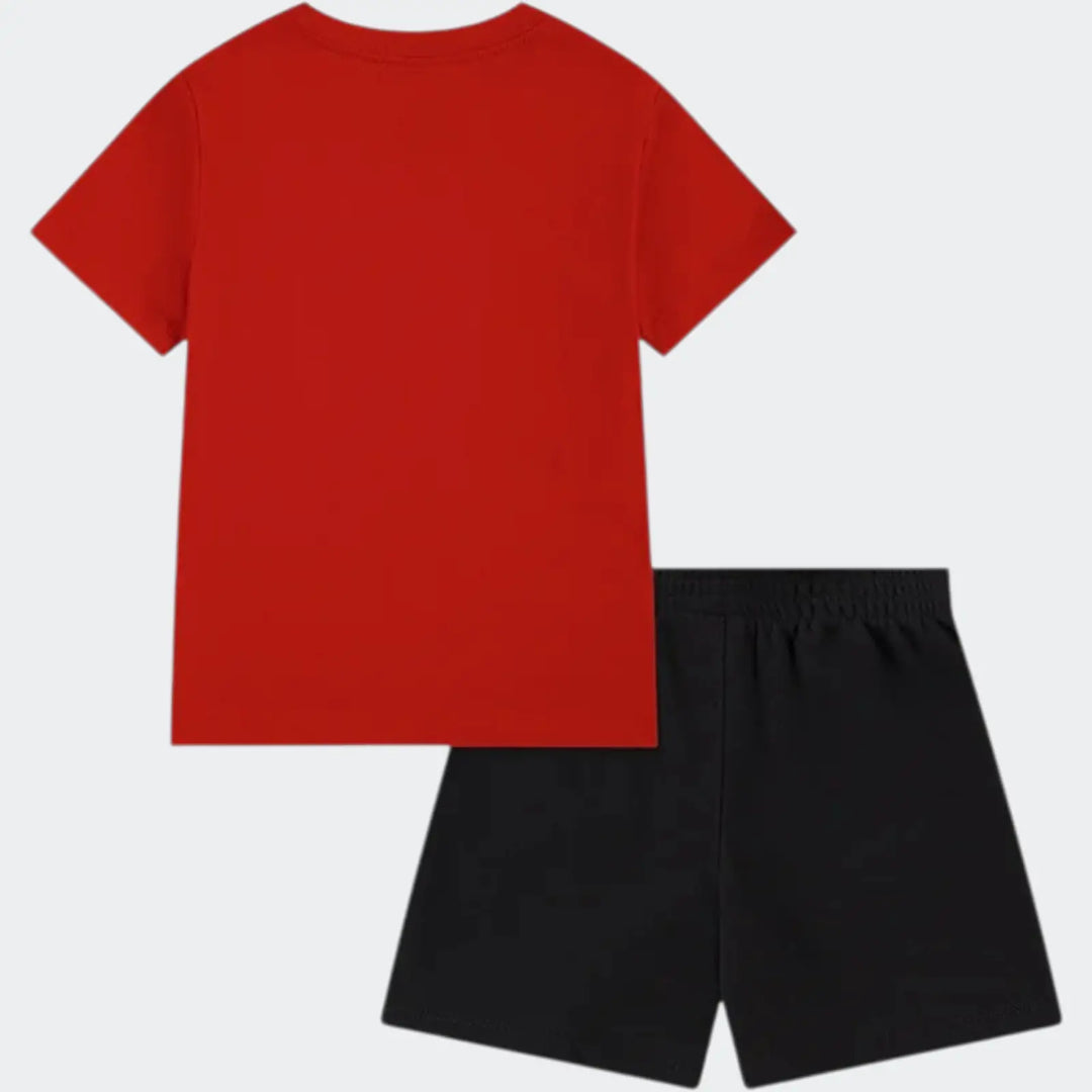 Nkn Club Lbr Knit Short Set Red Shorts