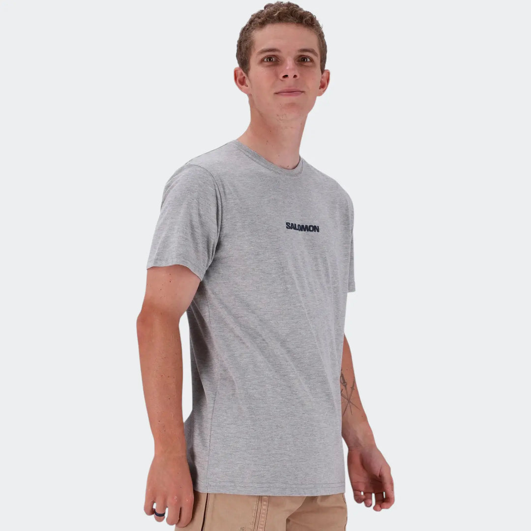 M Rashid Ss Logo Ss Tee Grey T-Shirts – Rashid Cassim Sports