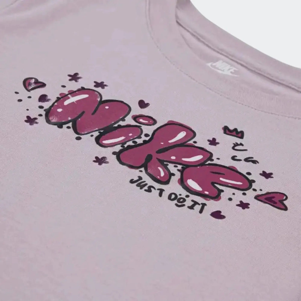 Nkg Essentials Aop Ringlet Tee Purple T-Shirts