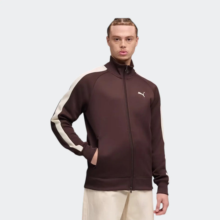 T7 Always On Track Jacket Brown Trackjackets