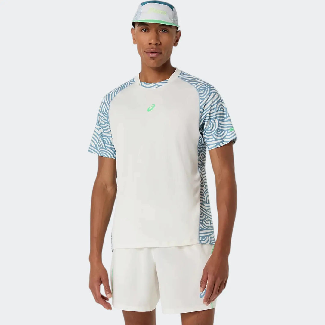 Padel Court All Over Print Ss Top White T-Shirts