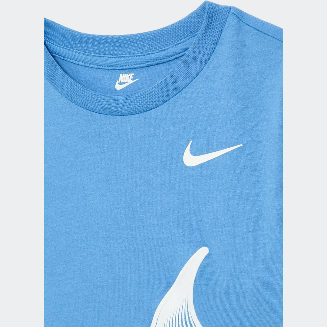 Nkg Swoosh Motion Boxy Ss Tee Blue T-Shirts
