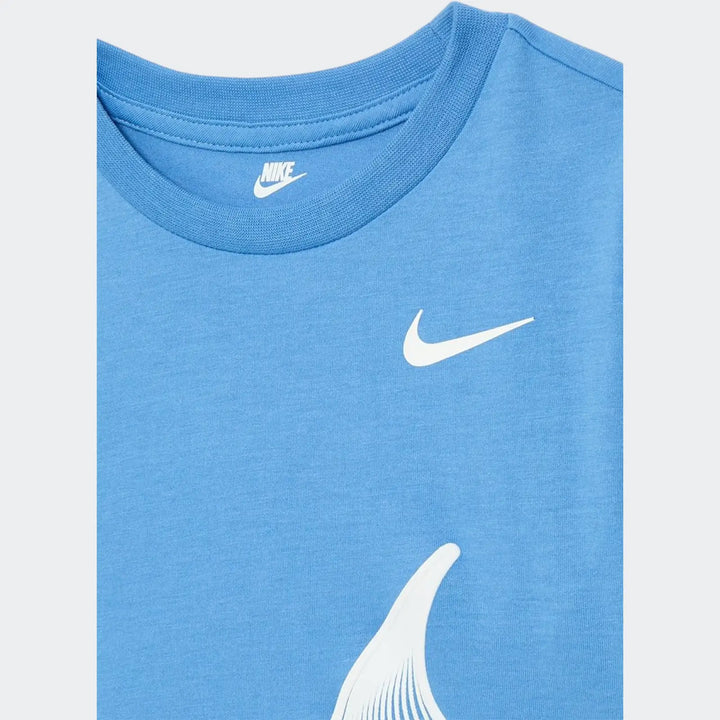 Nkg Swoosh Motion Boxy Ss Tee Blue T-Shirts