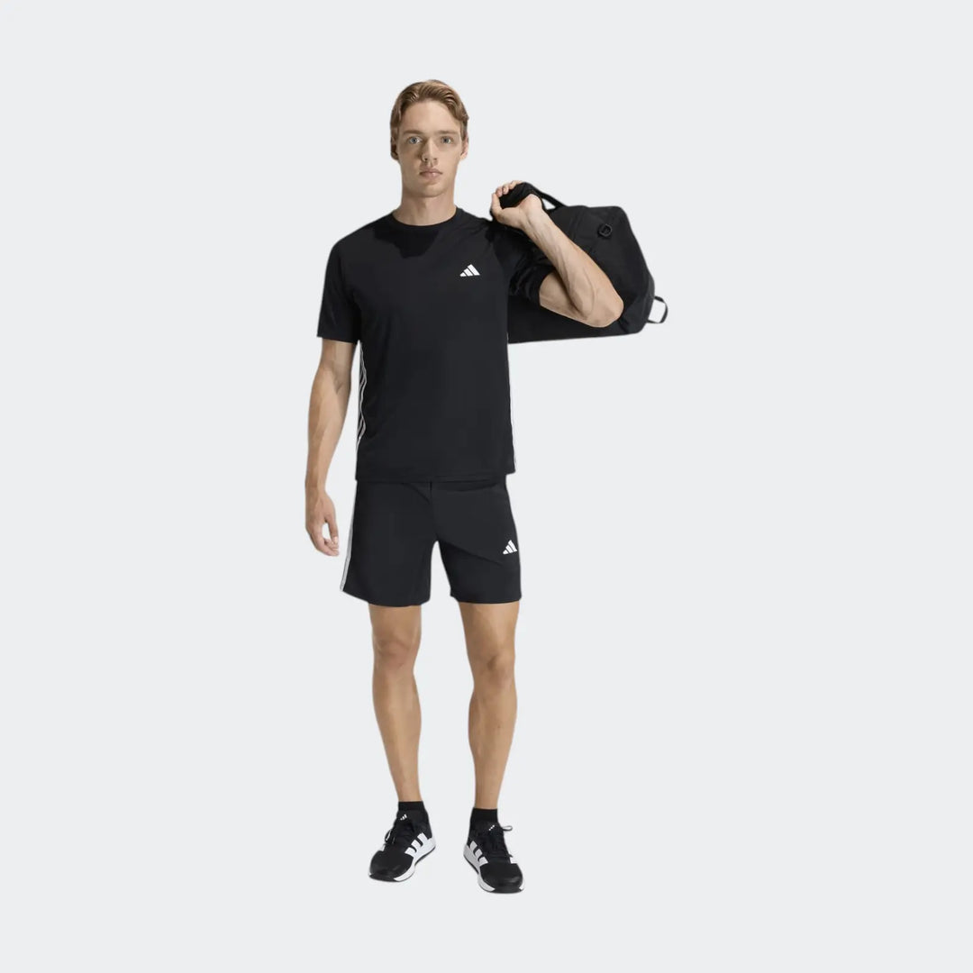 Workout Essentials Base 3 Stripes Woven Short