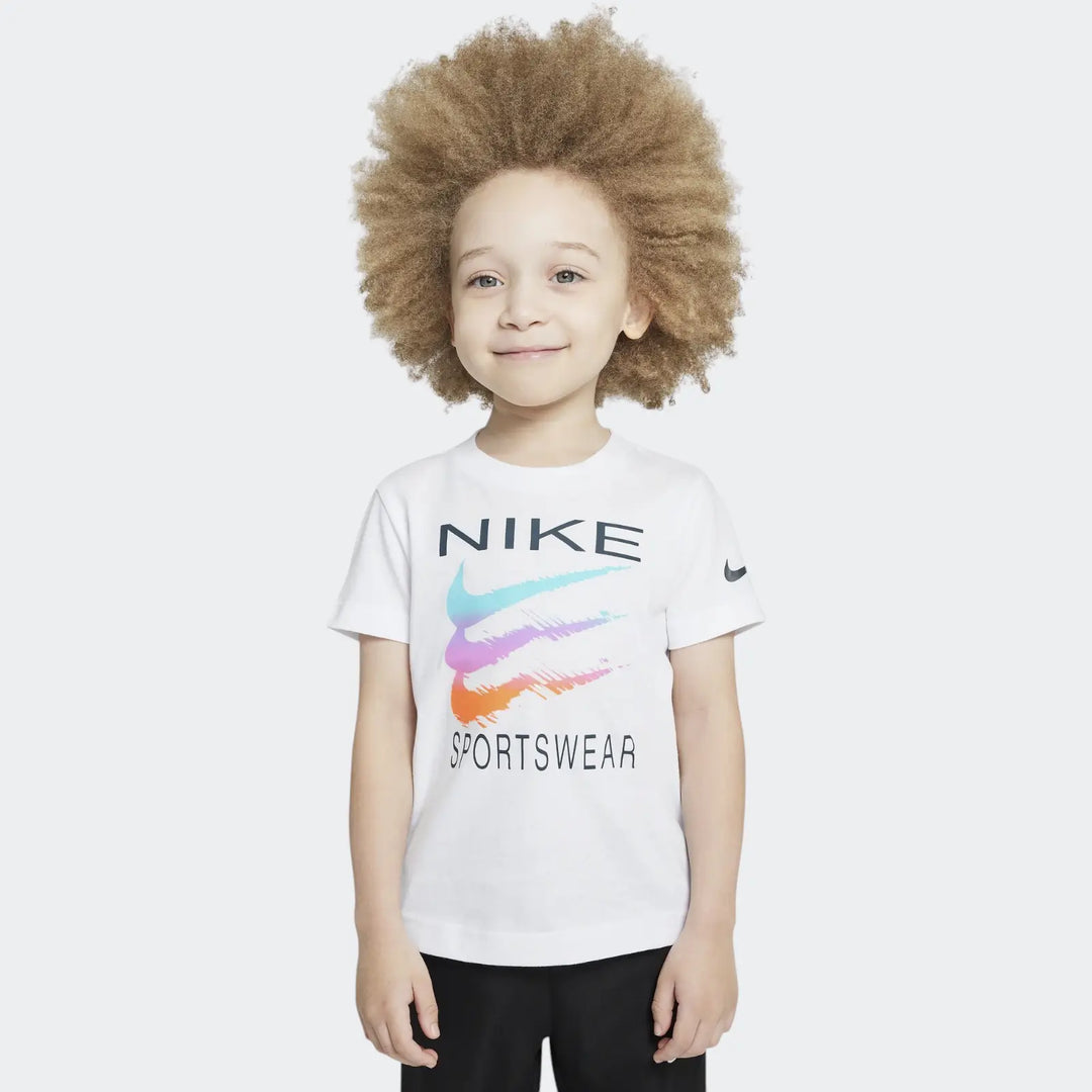 Nike Boys Sportswear Swoosh T-Shirt - White