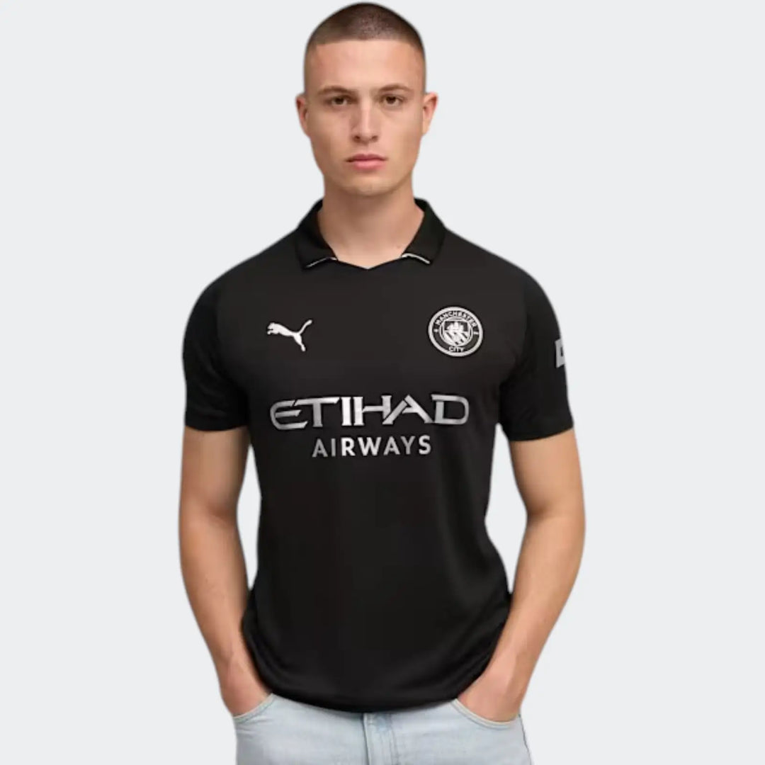 Mcfc Away Jersey Replica 25/26 Black Jersey