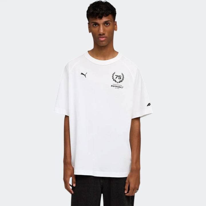 F1 Tee 75Yrs Relaxed White T-Shirts