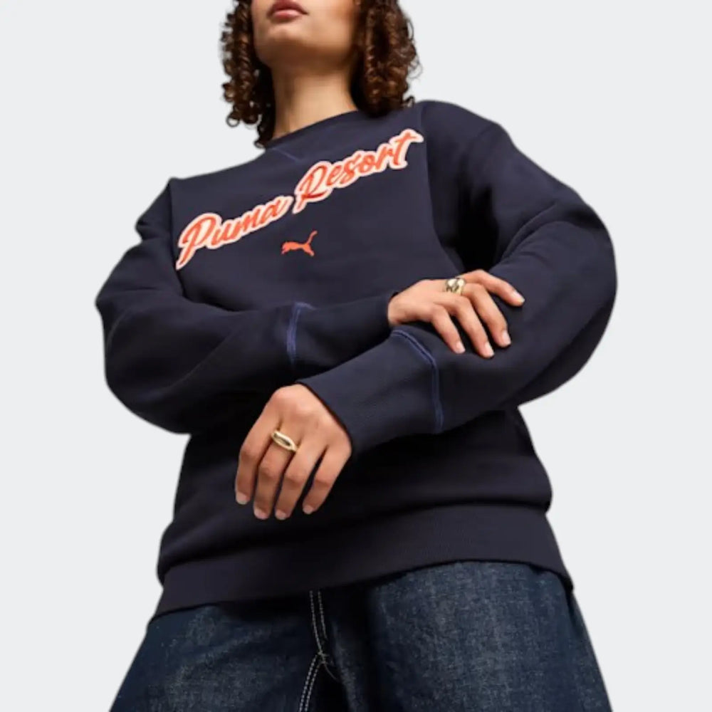 Premium Ess Relaxed Blue Sweaters