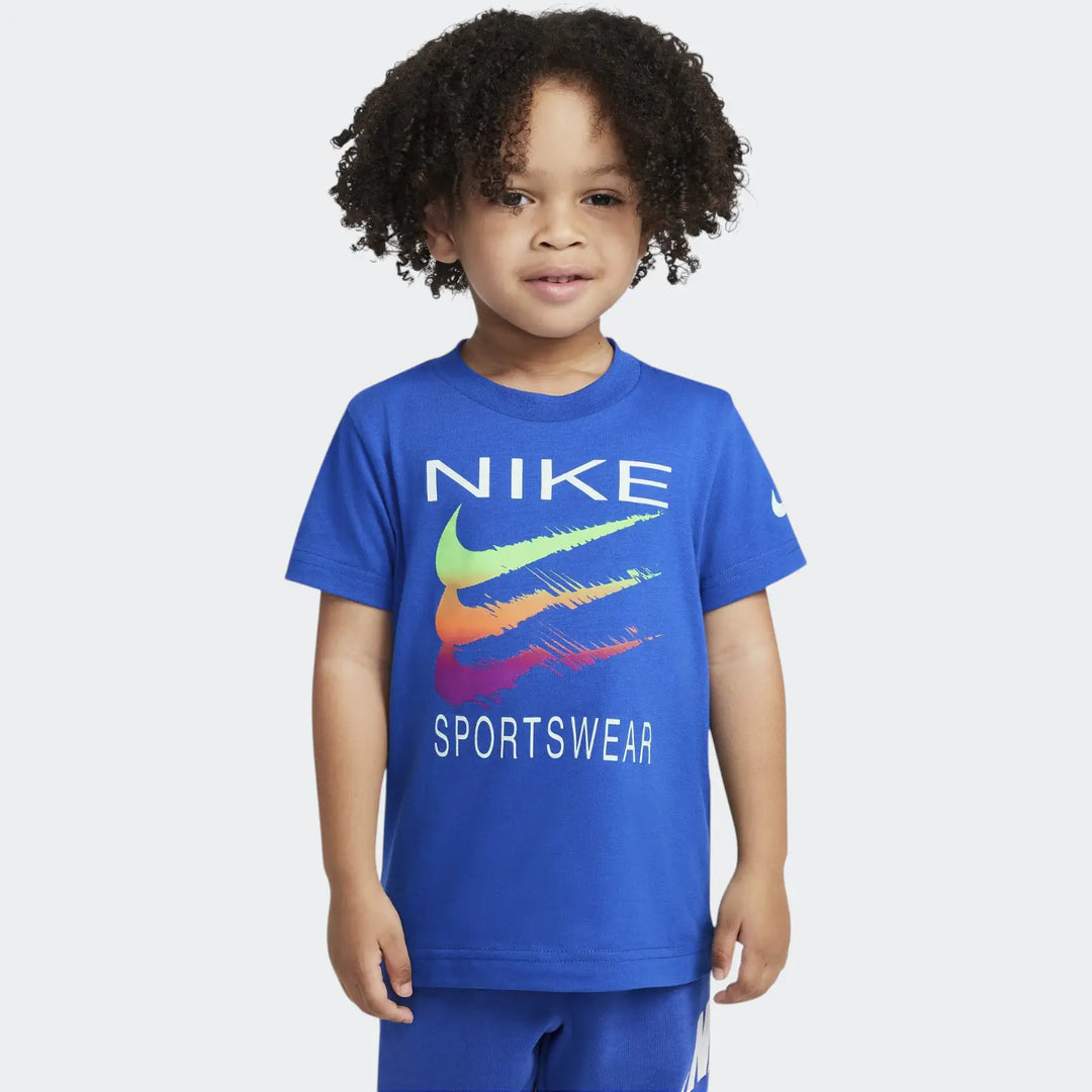 Nike Boys Sportswear Swoosh T-Shirt - Blue