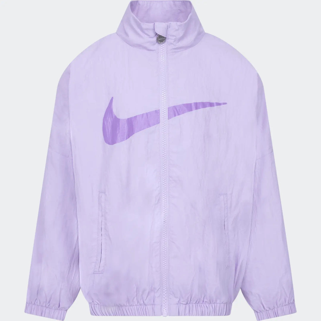 Nike Girls Swoosh Windbreaker Jacket - Purple