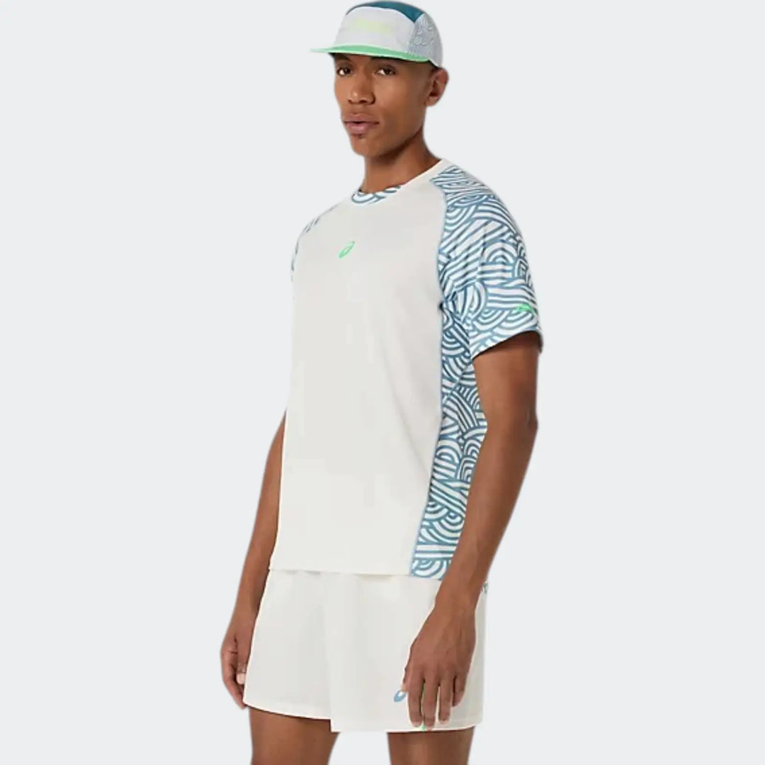 Padel Court All Over Print Ss Top White T-Shirts