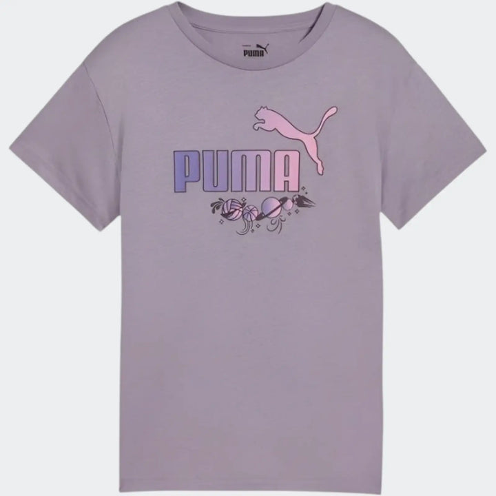 Ess+ Graphic Tee G Purple T-Shirts