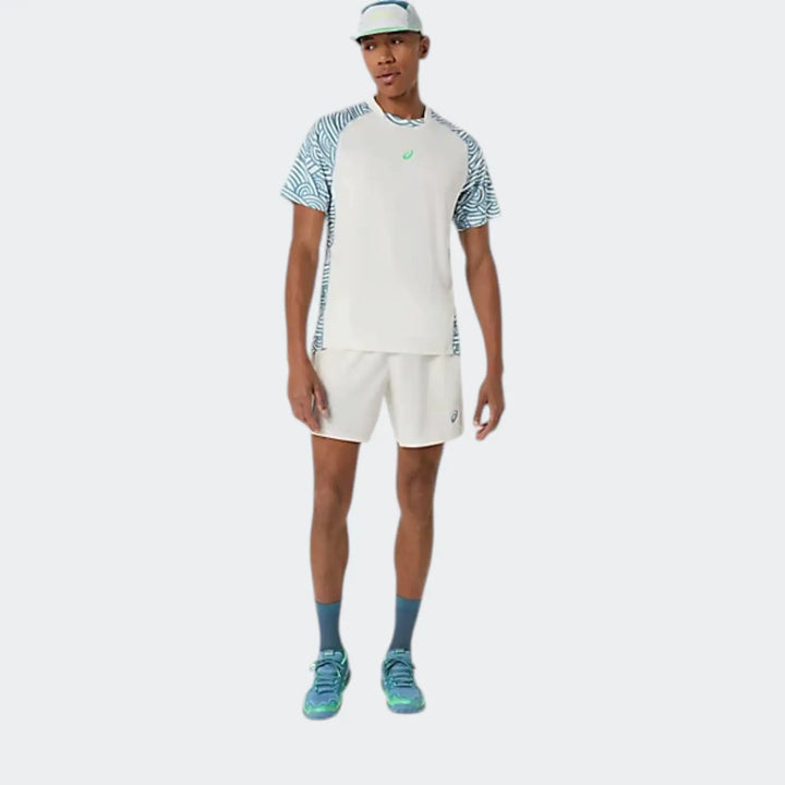 Padel Court All Over Print Ss Top White T-Shirts