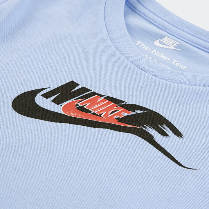 Nike Boys On The Move Basic Short Sleeve T-Shirt - Blue