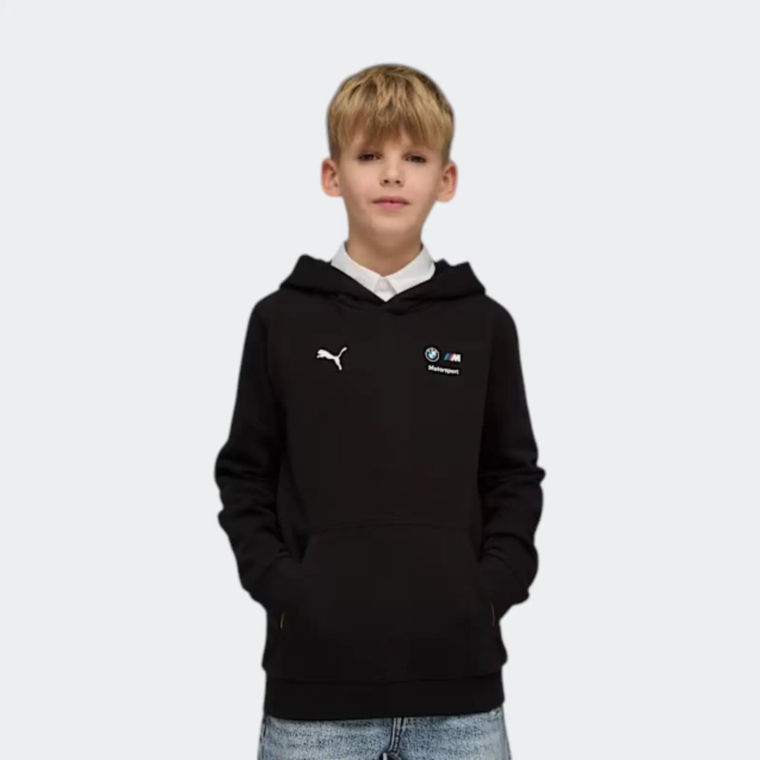 Bmw Mms Kids Ess Hoodie Black Hoodies