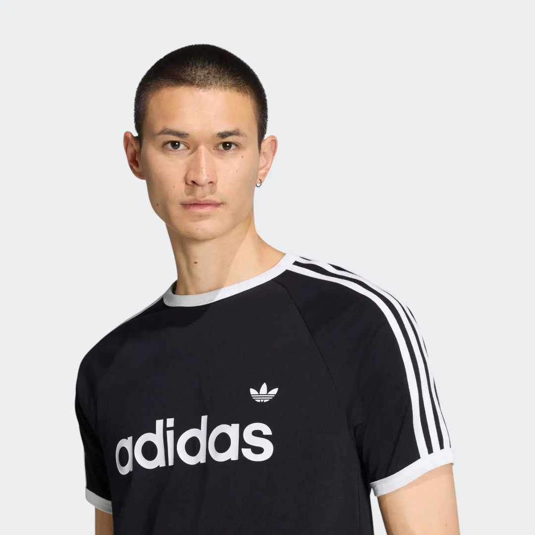 3-Stripes Slim Ringer T-Shirt