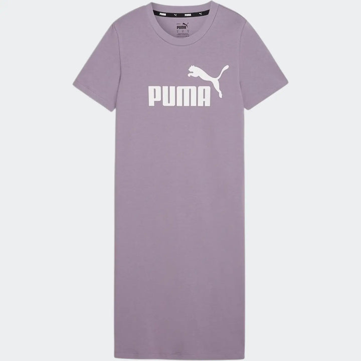 Ess Slim Tee Dress Purple Dresses