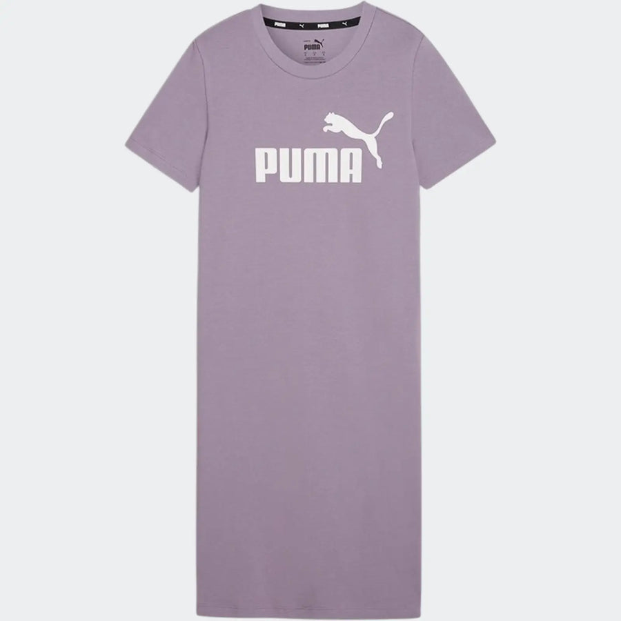 Ess Slim Tee Dress Purple Dresses