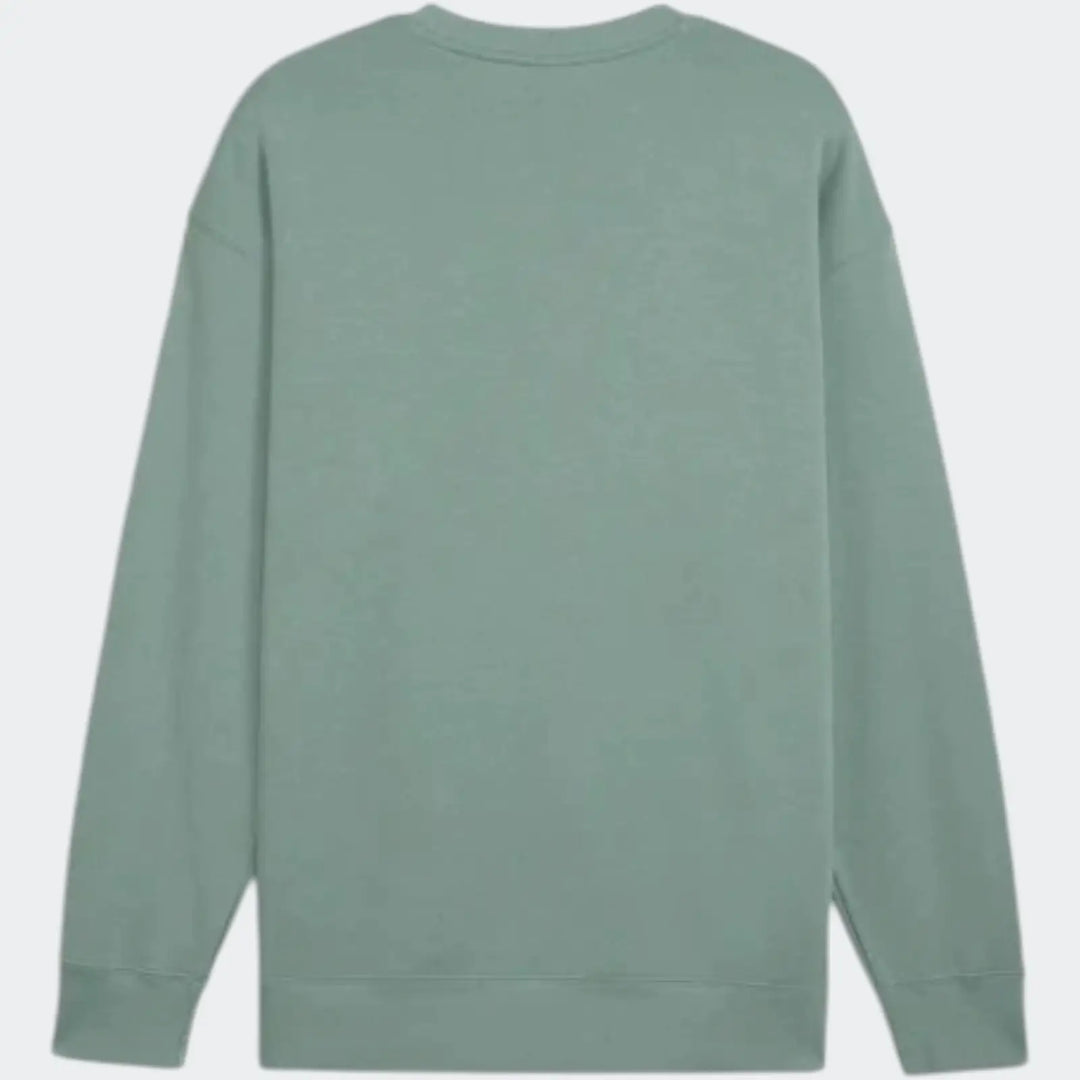 Wardrobe Ess Relaxed Crew Green Sweaters