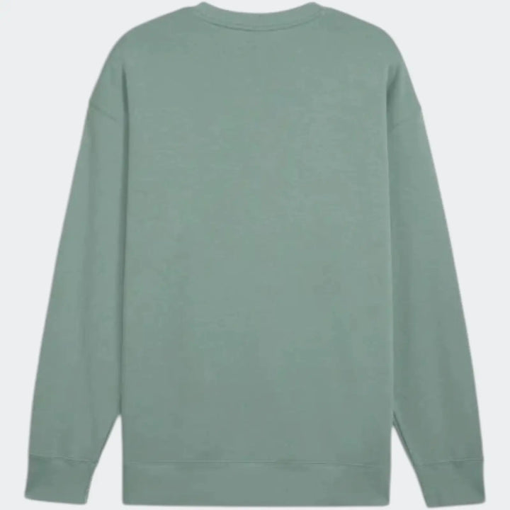 Wardrobe Ess Relaxed Crew Green Sweaters