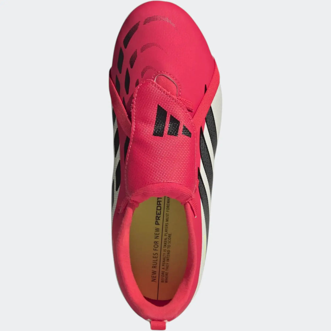 Predator Club Fold-Over Tongue Elastic Laces Firm Ground/Multi Ground Football Boots Kids