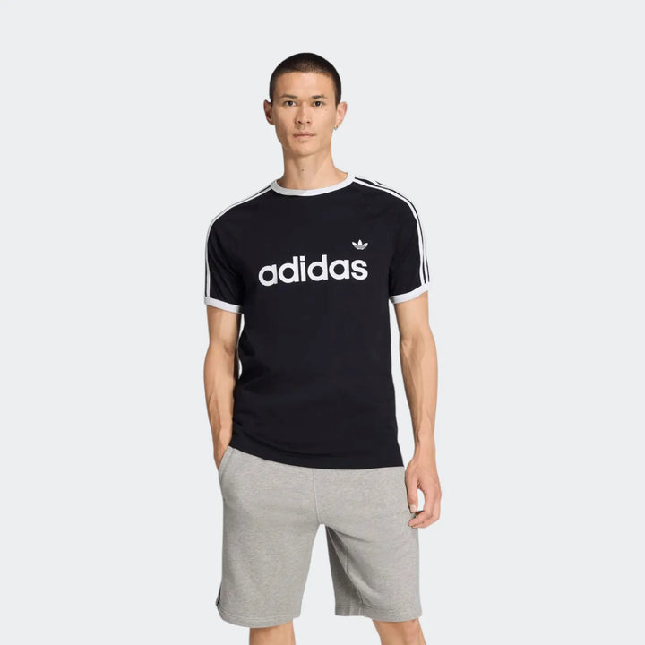 3-Stripes Slim Ringer T-Shirt