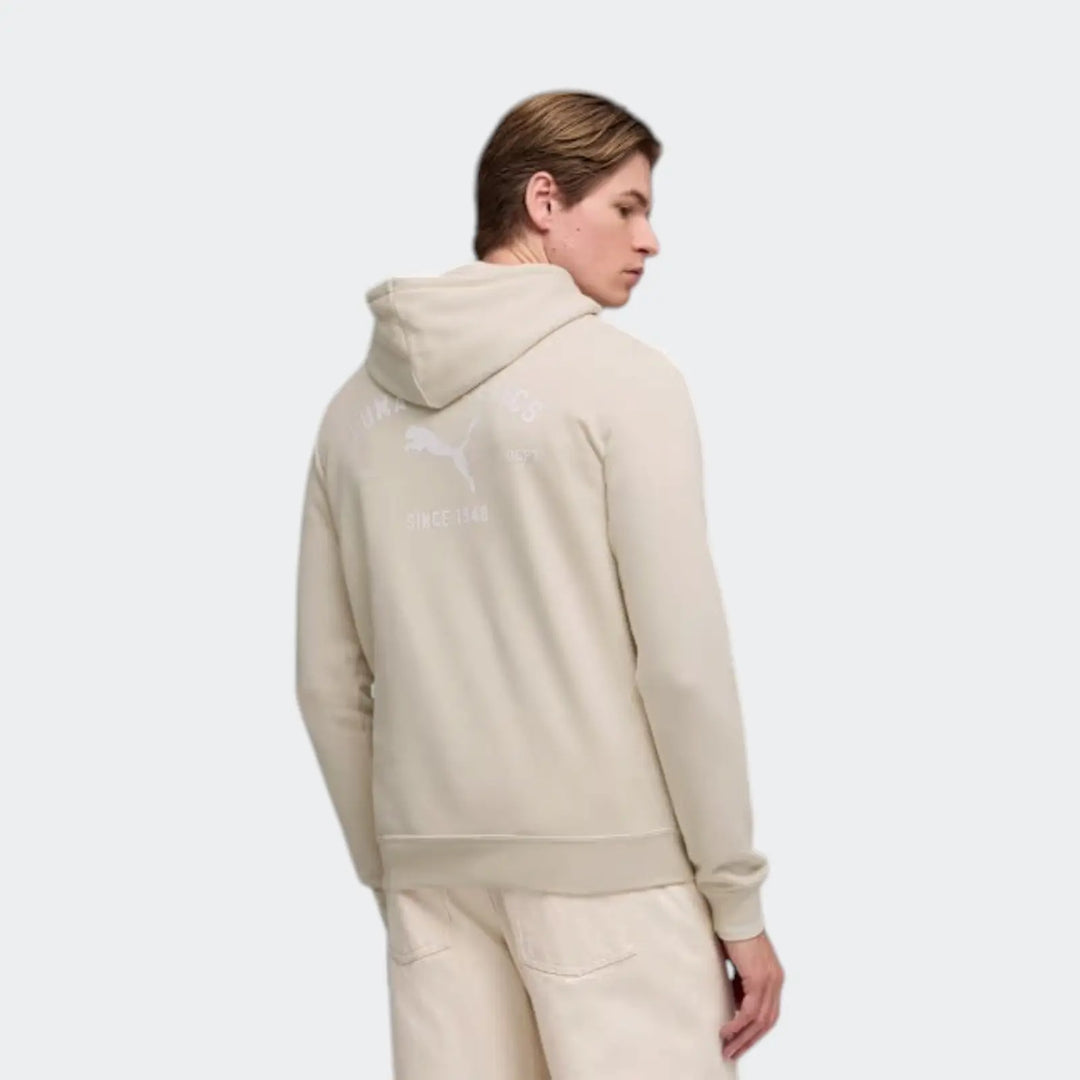 Puma Class Graphic Hoodie White Hoodies