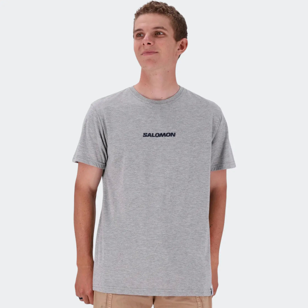 Logo Ss Tee Grey T-Shirts