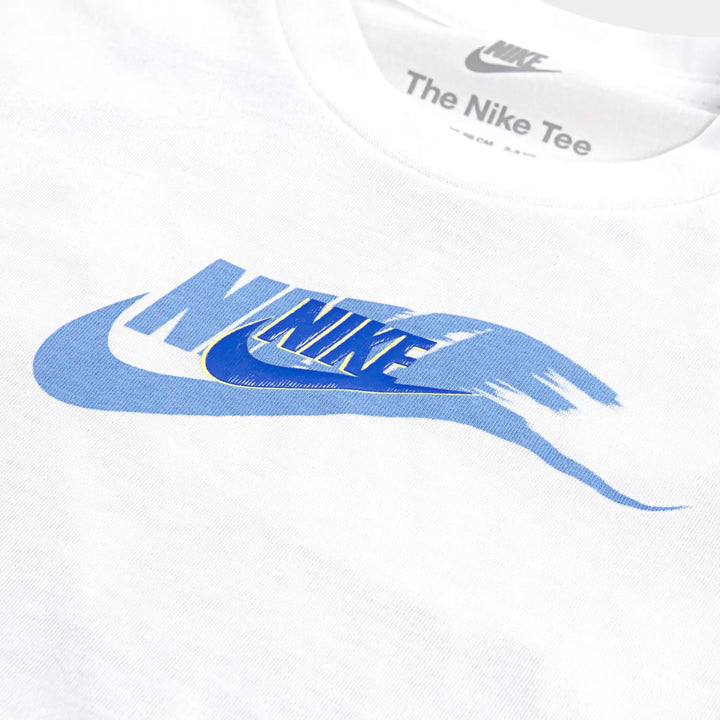 Nike Boys On The Move Basic Short Sleeve T-Shirt - White