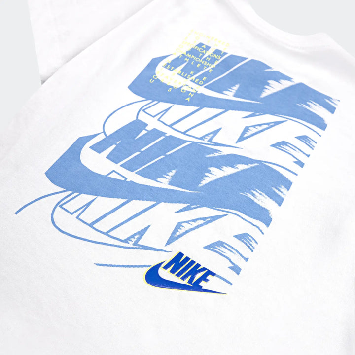 Nike Boys On The Move Basic Short Sleeve T-Shirt - White