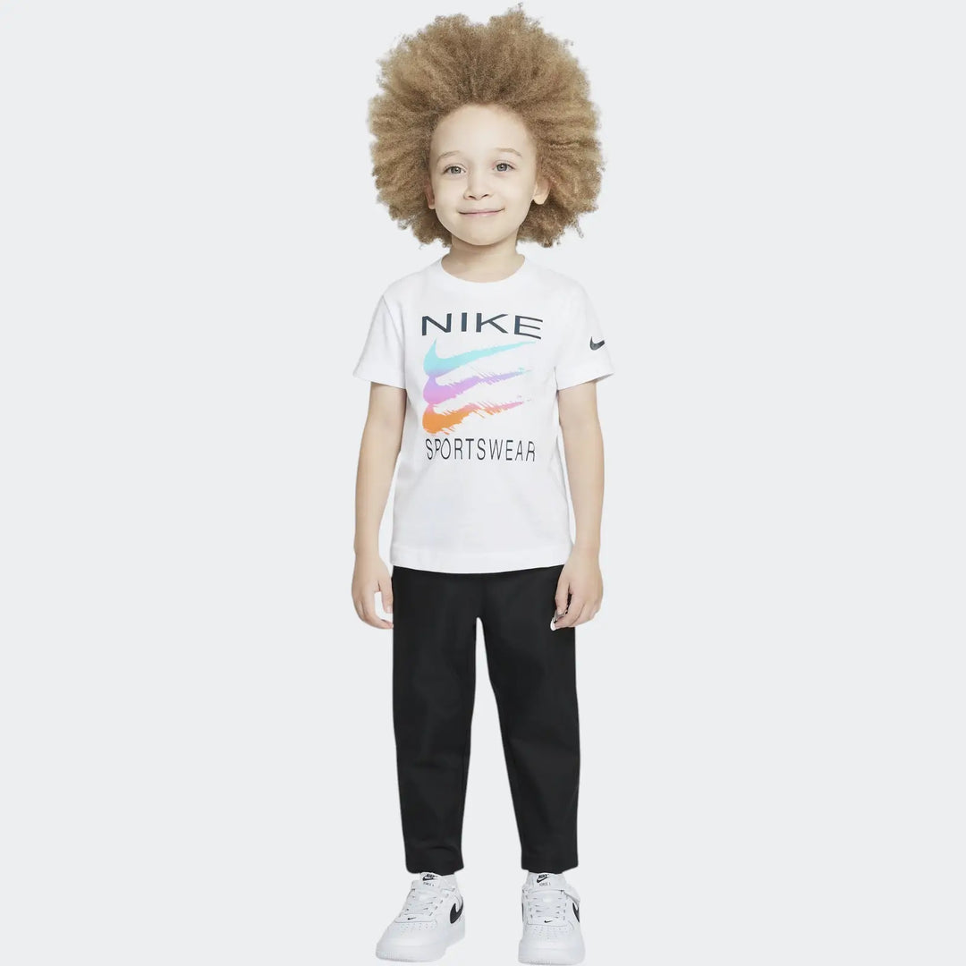 Nike Boys Sportswear Swoosh T-Shirt - White
