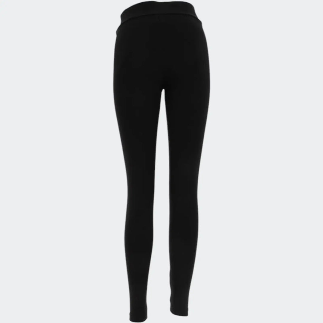 Ess Script High-Waist Leggings Black Leggings