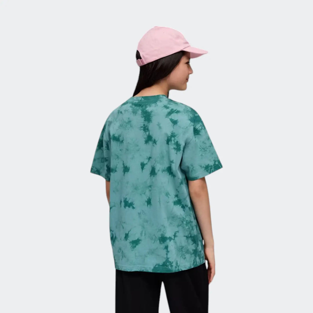 Ess Elevated Relaxed Tie-Dye Tee Green T-Shirts