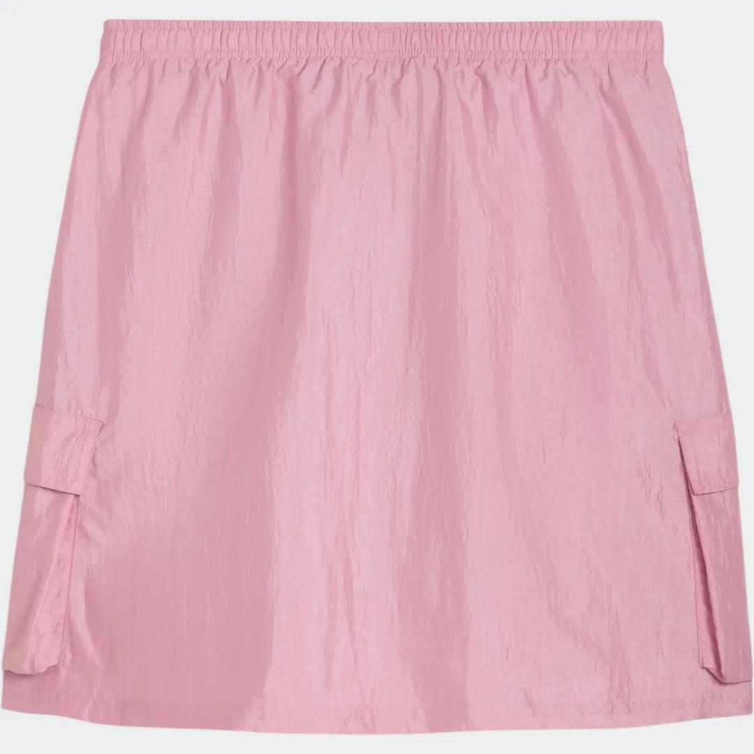Bowtique Midi Woven Cargo Pink Skirts