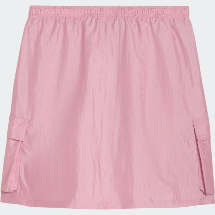 Bowtique Midi Woven Cargo Pink Skirts