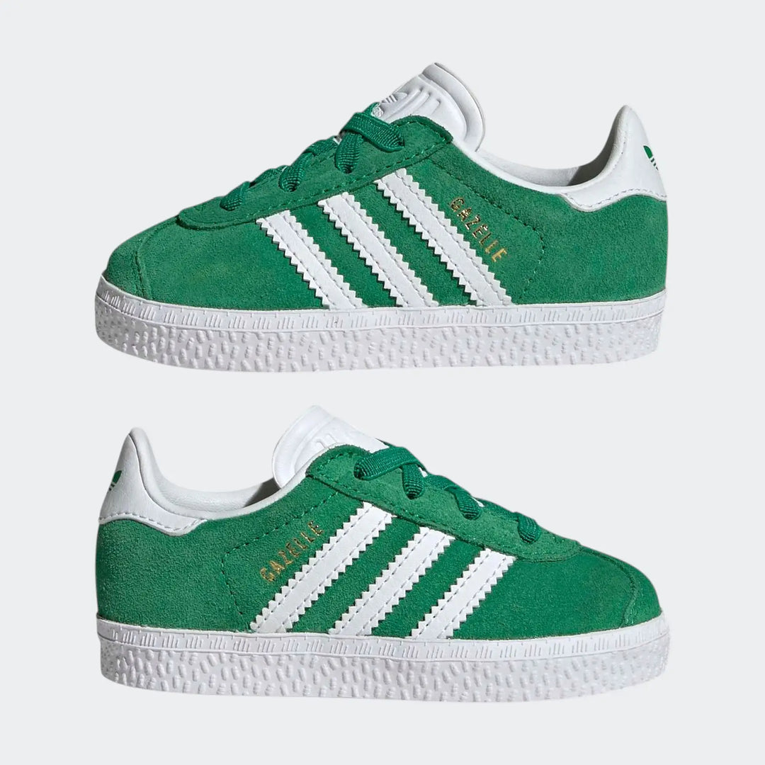 Gazelle Comfort Closure Elastic Laces Shoes Kids