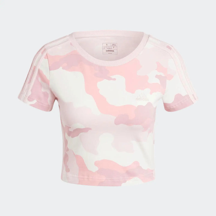 Essentials 3-Stripes Camo Print Baby T-Shirt