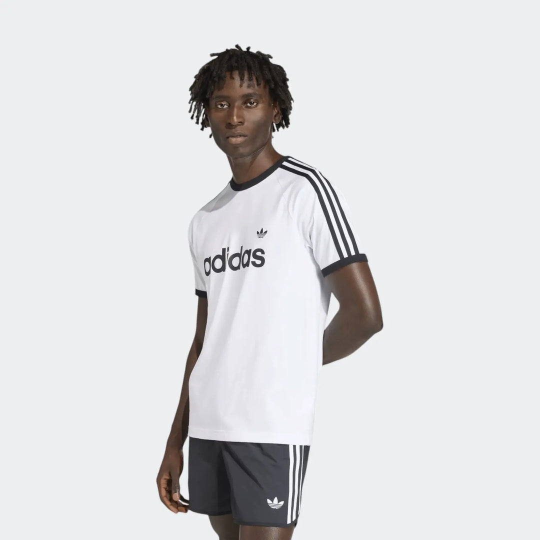 3-Stripes Slim Ringer T-Shirt