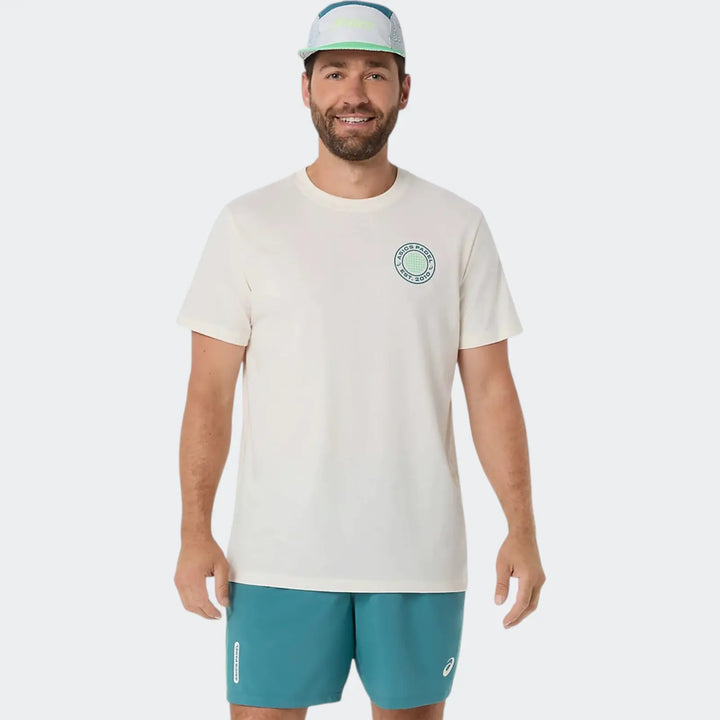 Padel Court Graphic Ss Top White T-Shirts