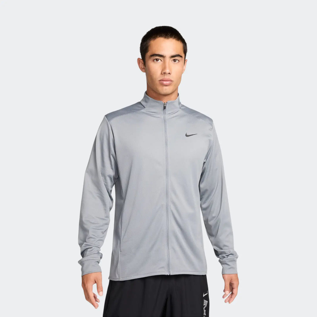 M Nk Df Totality Knit Jacket Grey Jackets