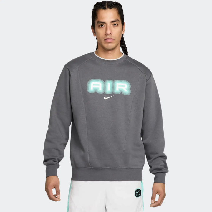Nike Air Men'S Fleece Crew-Neck Sweatshirt