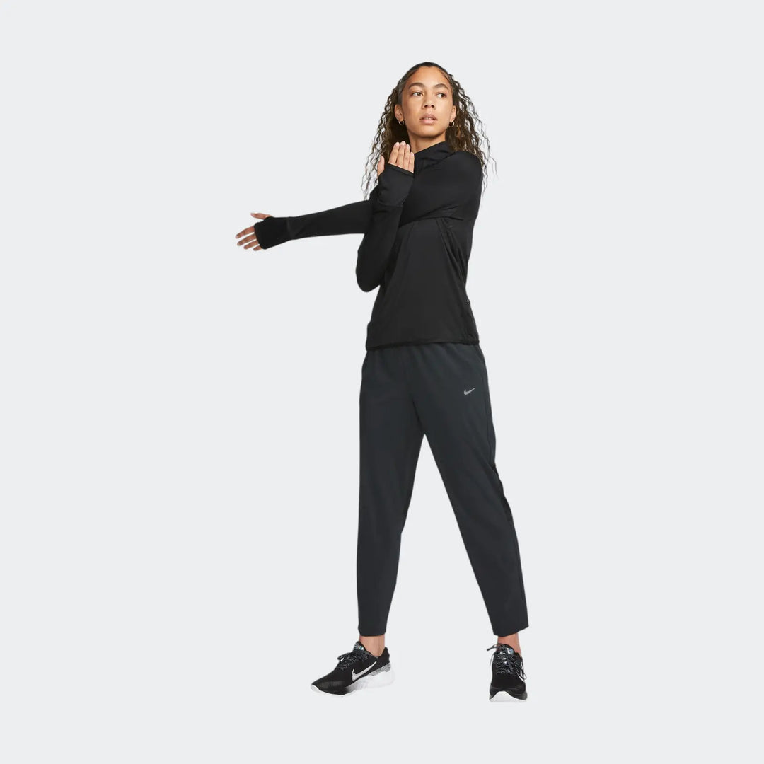 W Nk Fast Df Mr 7/8 Pants Black Pants