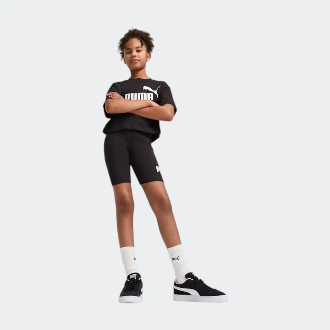 Ess No.1 Logo Short Leggings Black Leggings