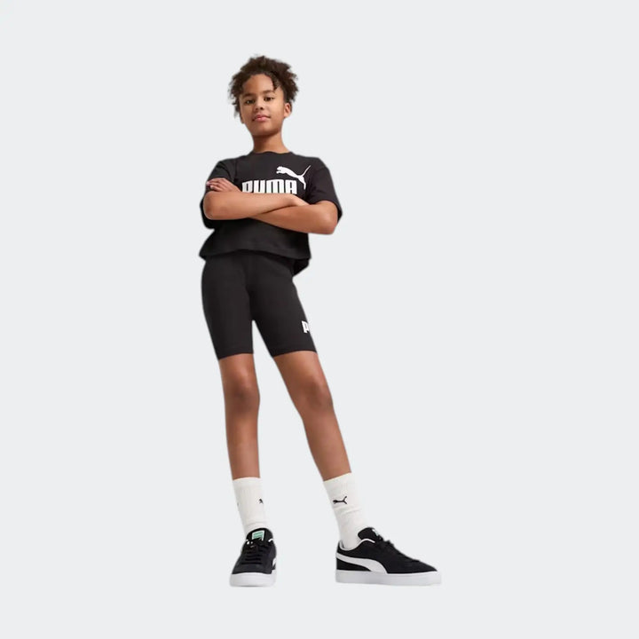 Ess No.1 Logo Short Leggings Black Leggings
